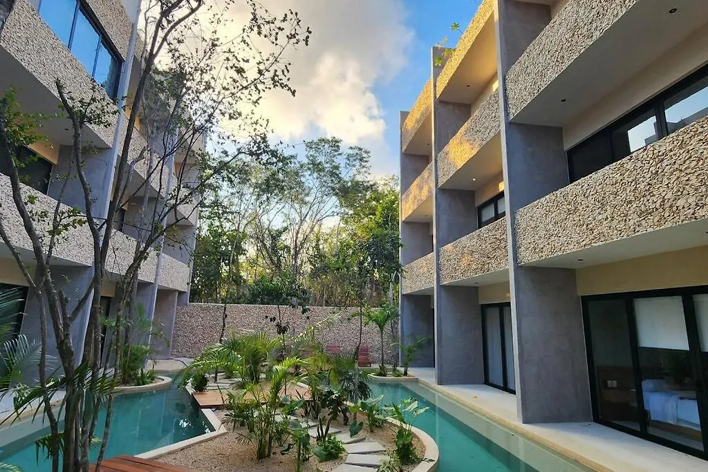 טולום Studio Con Terraza, Pileta Y Bano Completo דירה