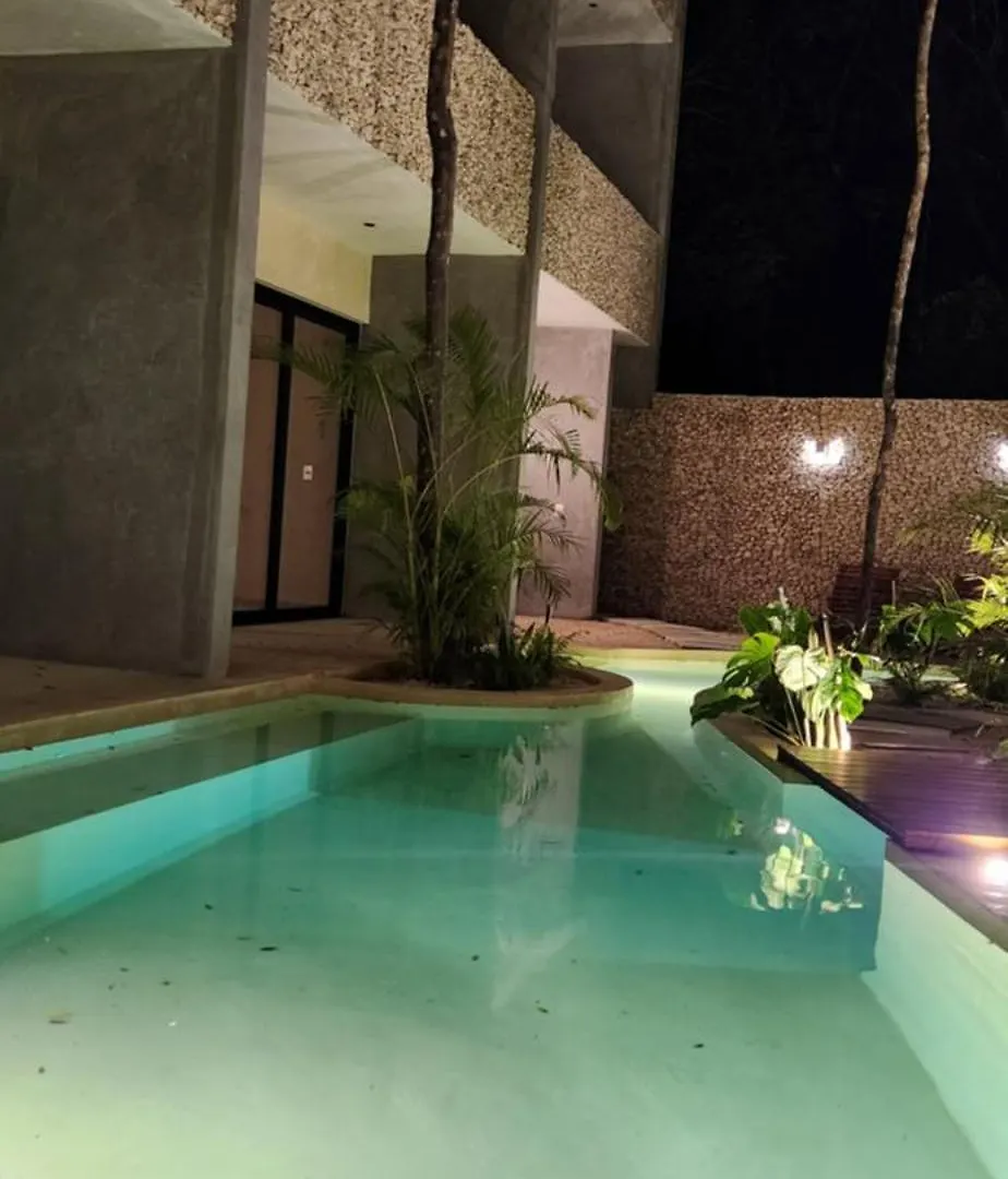 טולום Studio Con Terraza, Pileta Y Bano Completo דירה
