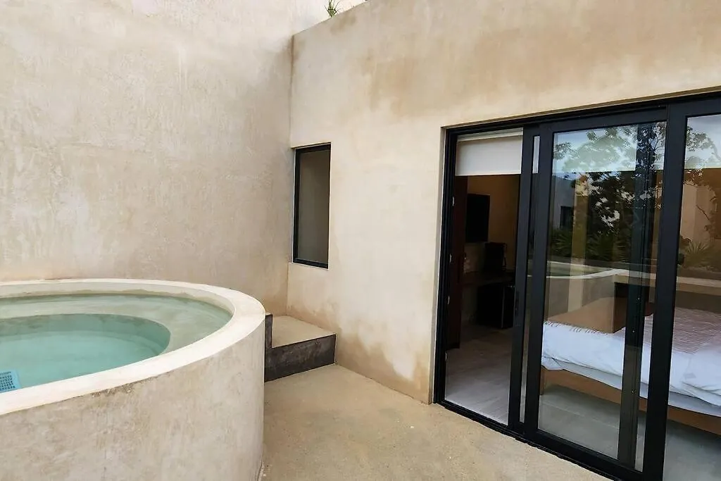 טולום Studio Con Terraza, Pileta Y Bano Completo 0*,