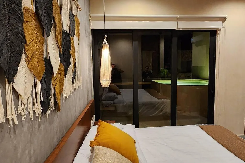 טולום Studio Con Terraza, Pileta Y Bano Completo 0*,